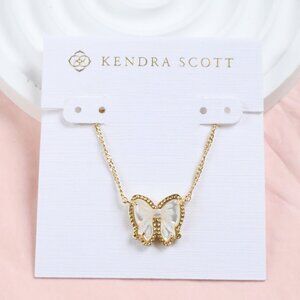 Kendra Scott - Haley Bow Ivory Mother-of-Pearl Necklace Gold